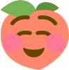 peach_blush emote for Discord