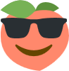 peach_cool emote for Discord