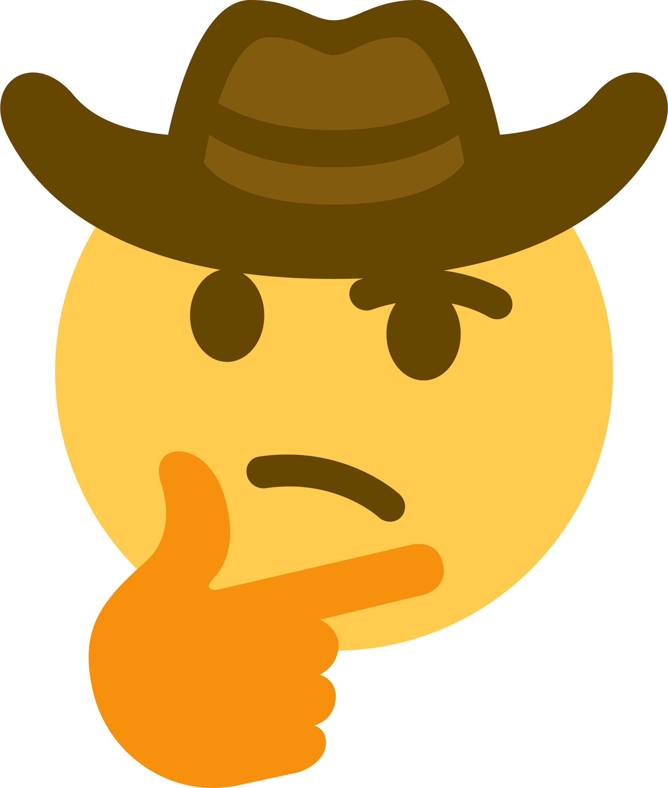 thinking_cowboy emote for Discord