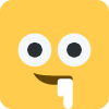 Drooling_square emote for Discord