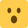 Shocked_square emote for Discord