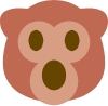 Monkey_shocked emote for Discord