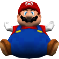 ThiccMario emote for Discord