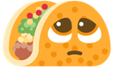 pleading_face_taco emote for Discord
