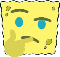 spongethink emote for Discord