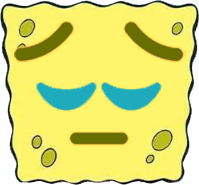 pensivesponge emote for Discord