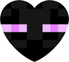 Enderman_heart emote for Discord