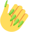 periodt_green_R emote for Discord