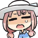 Himari_sweat emote for Discord
