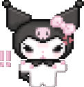 kawaiiangrykuromi animated emote