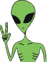 alienpeace emote for Discord