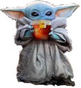 tea_baby_yoda emote for Discord