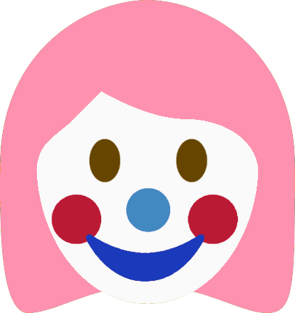 clown_girl_pink emote for Discord