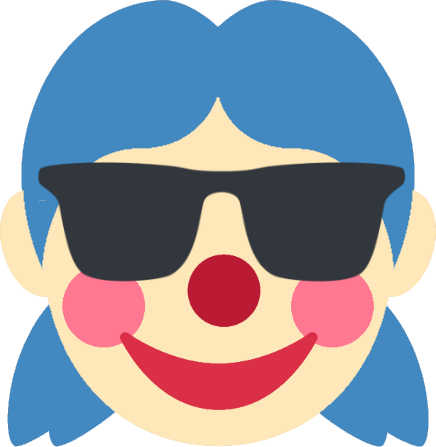 clown_girl_sunglasses emote for Discord