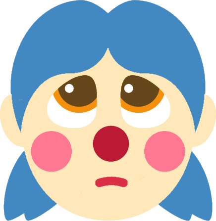 clown_girl_pleading emote for Discord
