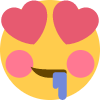 drooling_love emote for Discord