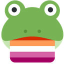 lesbian_phrog emote for Discord