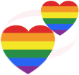 rainbow_pride_spinning_hearts emote for Discord