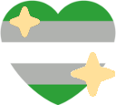 gray_aro_pride_heart emote for Discord
