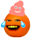 LaughingOrangePoo emote for Discord