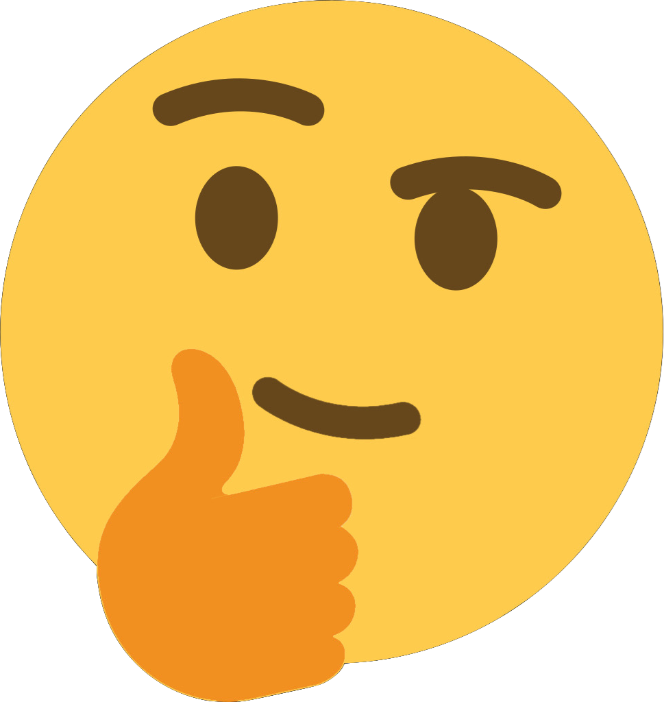 thinking_up emote for Discord