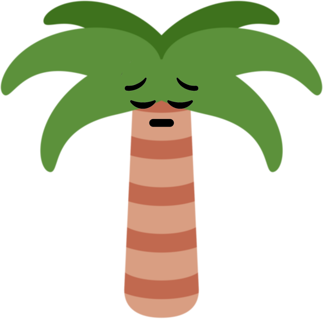 Pensive_palm_tree emote for Discord