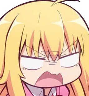 annoyedanimechick emote for Discord