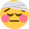 bandaged_pensive emote for Discord