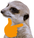 MeerkatThink emote for Discord
