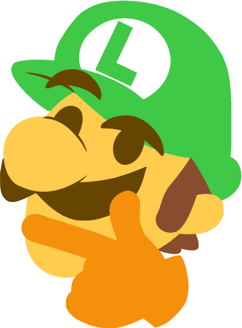 thonk_luigi emote for Discord