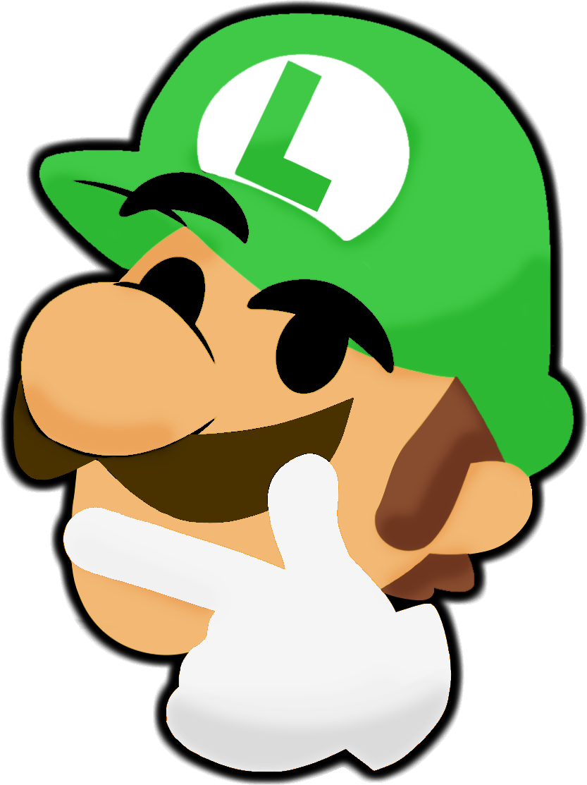 luigi_thonk emote for Discord