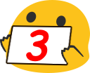 number3 emote for Discord
