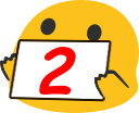 number2 emote for Discord