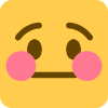 cube_flushed emote for Discord