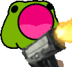 gun_froggo emote for Discord