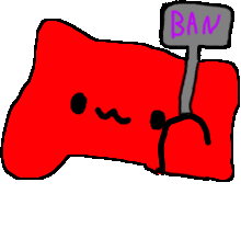 BongoCatBanHammer emote for Discord