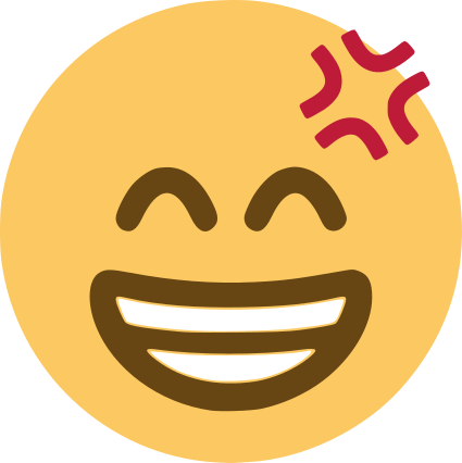Smile_tense emote for Discord