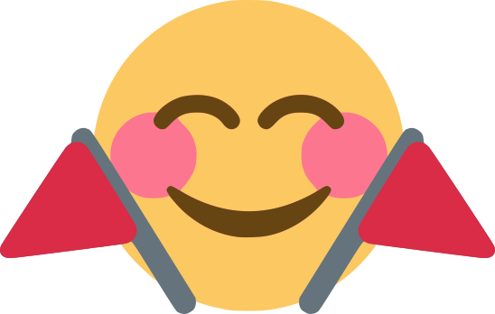 Cheering_flags emote for Discord
