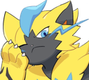 zeraora_unamused emote for Discord
