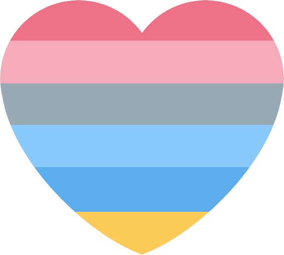 Genderflux_heart emote for Discord