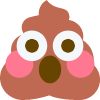 flushed_poop emote for Discord