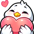 bird_heart emote for Discord