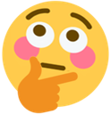 flushed_think emote for Discord