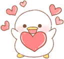 duckhearts emote for Discord