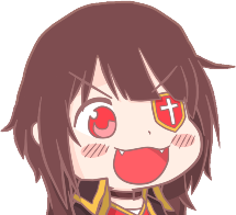 MeguminWithoutHat emote for Discord