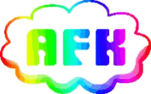 rainbowAFK emote for Discord