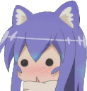 nekoblush emote for Discord