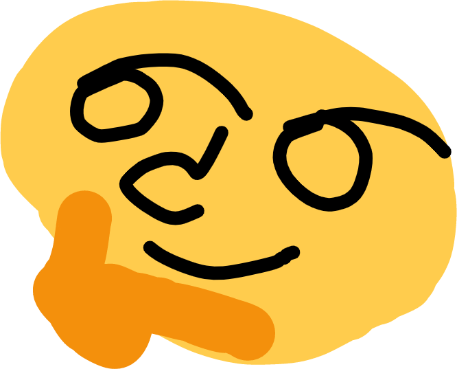 lenny_thonk emote for Discord