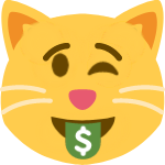 rich_cat emote for Discord