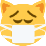 corona_cat emote for Discord